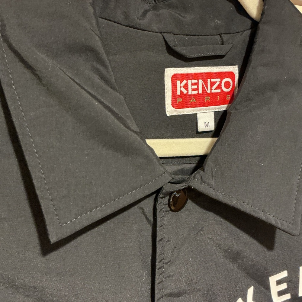 ❤️🔥CLEARANCE ❤️🔥NWOT Kenzo Black Men's Tiger Jacket, Size M (pit to pit 24 in) - Picture 4 of 6